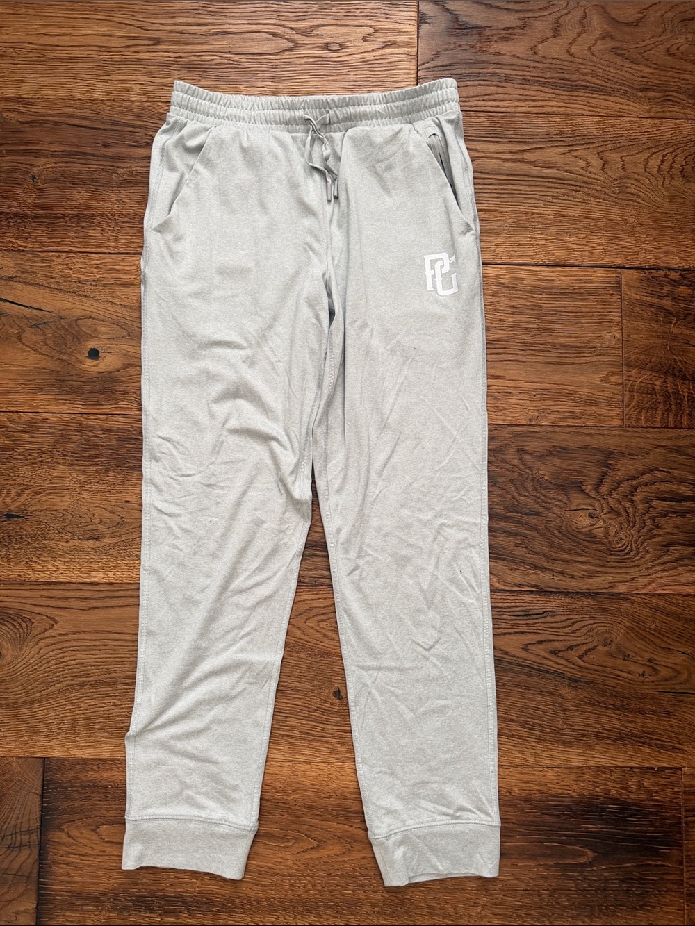 Perfect Game Light Gray Joggers with Drawstring